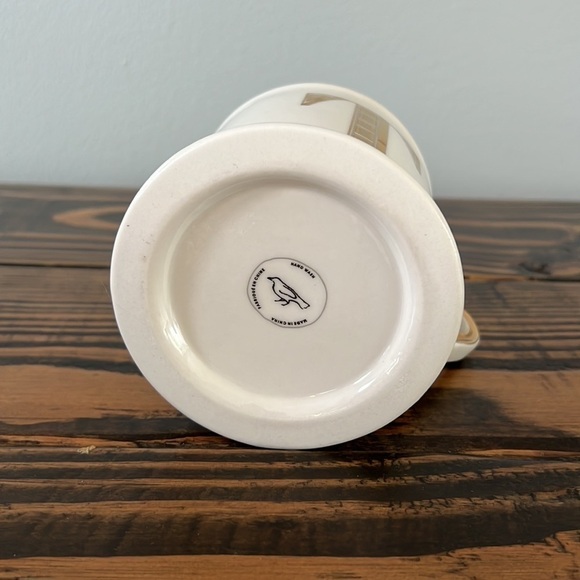 Anthropologie Monogram “T” Gold Stencil Mug - Picture 6 of 6